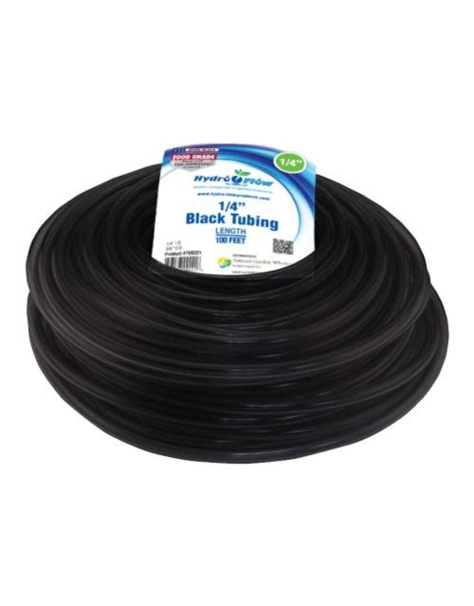 Hydro Flow Hydro Flow Vinyl Tubing Black 1/4 in ID - 3/8 in OD 100 feet