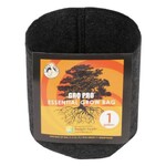 Gro Pro Gro Pro Essential Round Fabric Pot - Black 1 Gallon