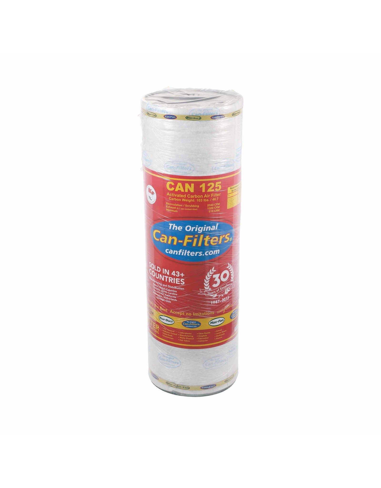 Can Filter Group Can-Filter 125 w/ out Flange 1110 CFM