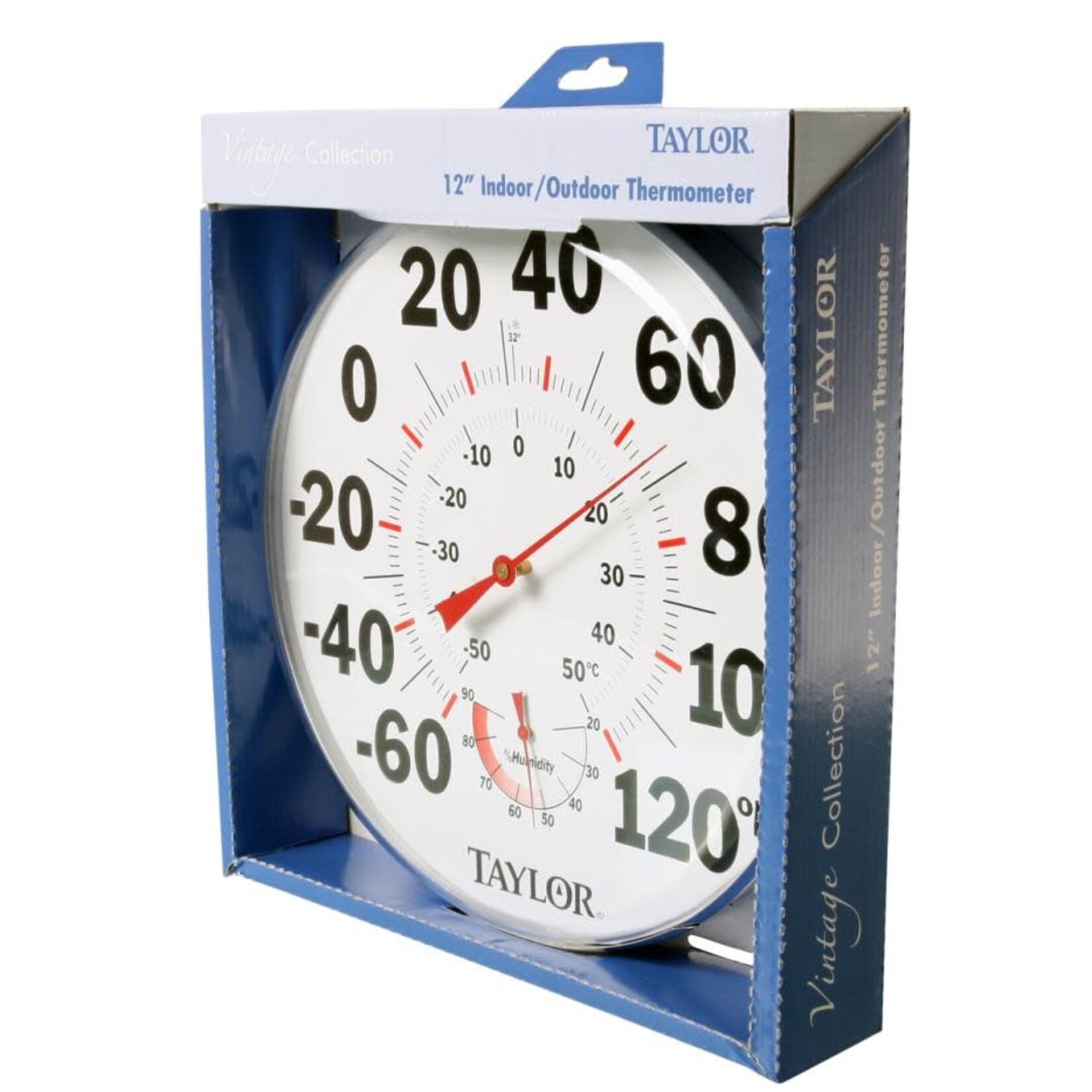 Taylor Precision Products 12" Temperature/Humidity Gauge