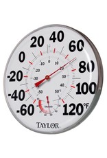 Taylor Precision Products 12" Temperature/Humidity Gauge