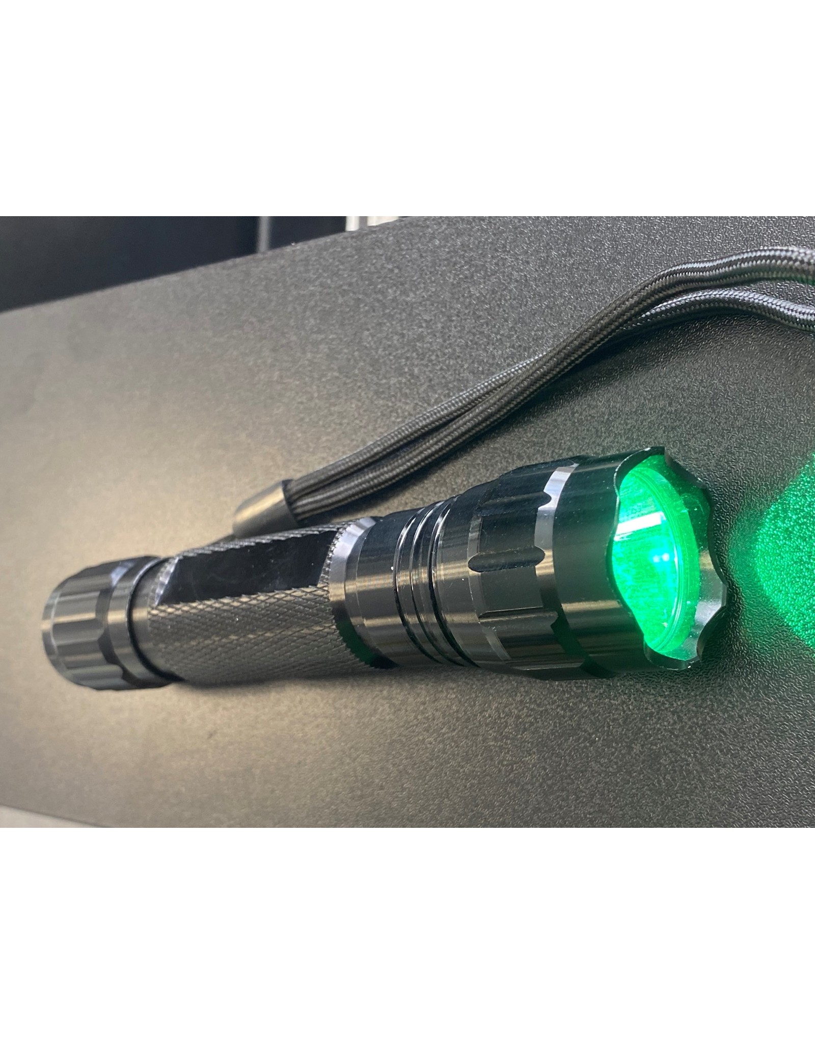 night viewer night viewer ultra bright green LED flashlight with rechargeable battery and charger