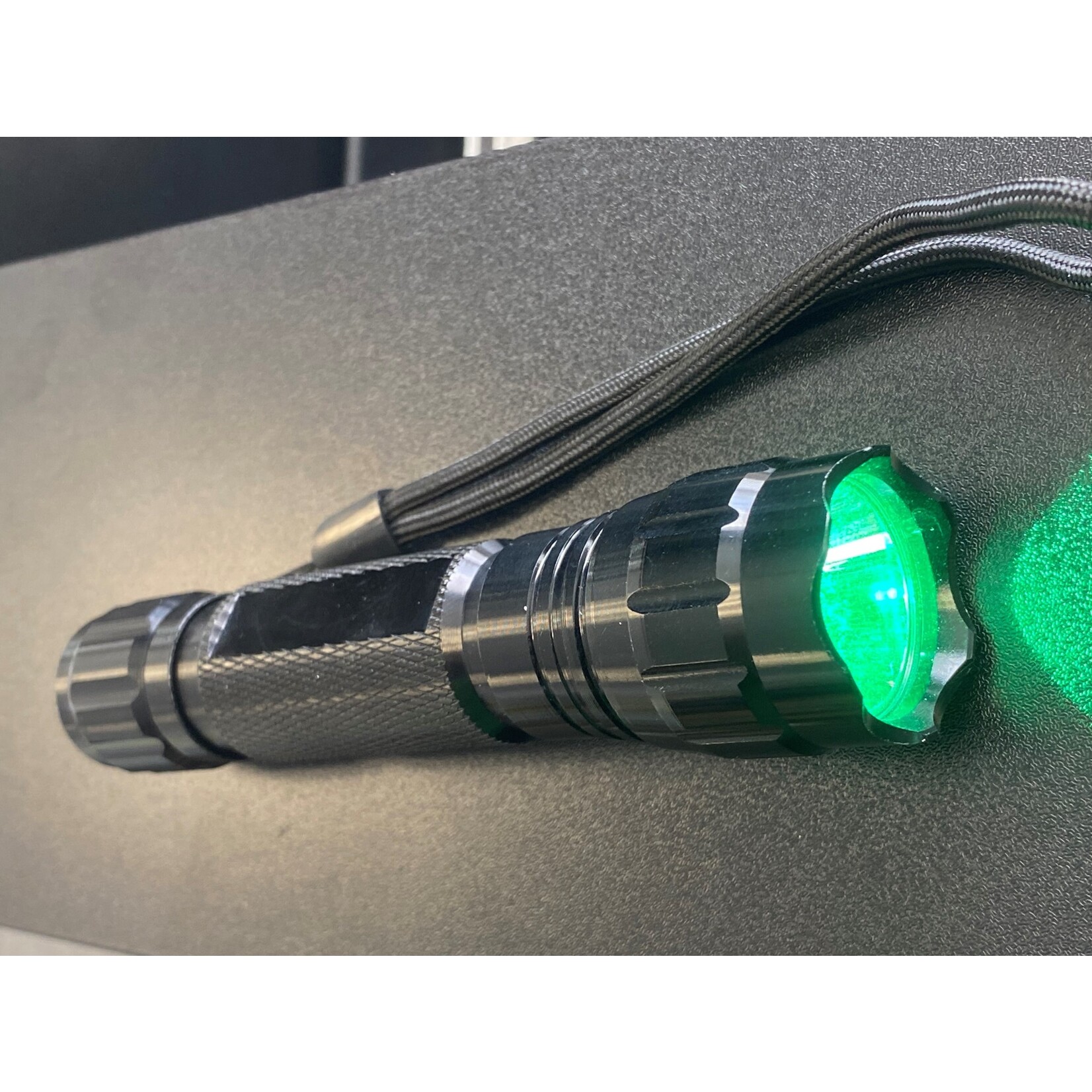 night viewer night viewer ultra bright green LED flashlight with rechargeable battery and charger