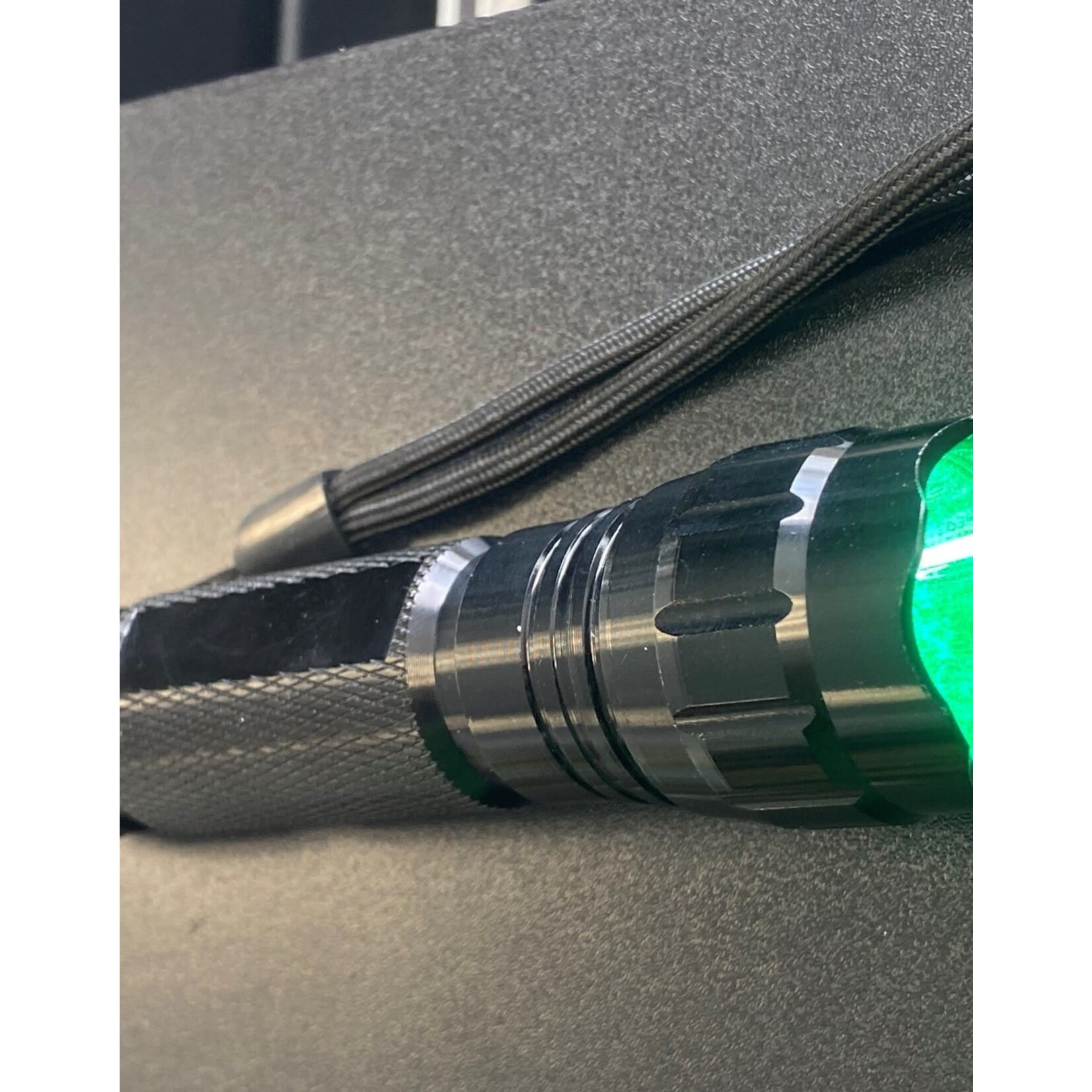 night viewer night viewer ultra bright green LED flashlight with rechargeable battery and charger