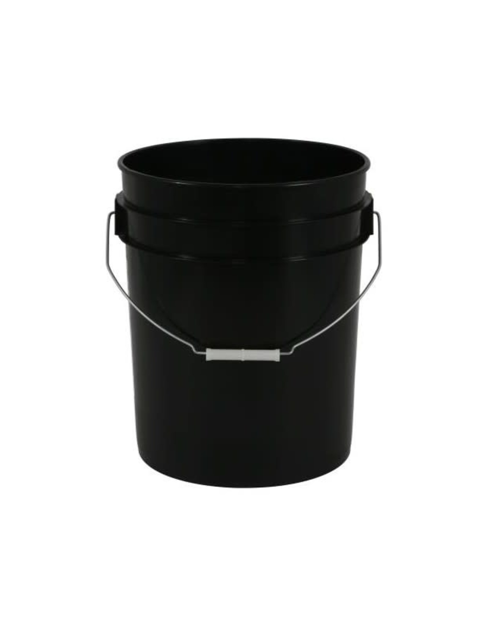 Black Plastic 5 Gallon Buckets