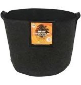 Gro Pro Gro Pro Essential Round Fabric Pot w/ Handles 10 Gallon - Black