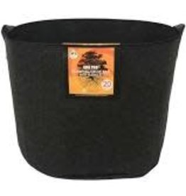 Gro Pro Gro Pro Essential Round Fabric Pot w/ Handles 20 Gallon - Black