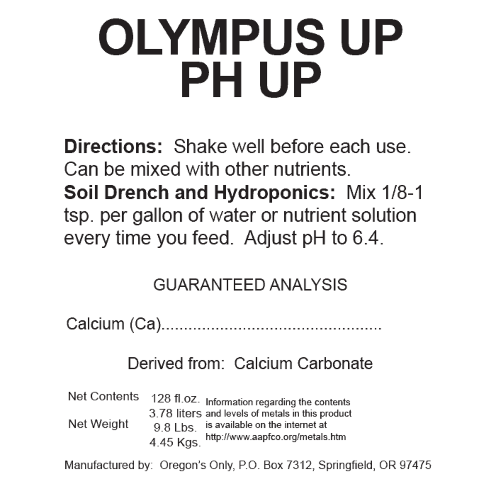Nectar For The Gods Nectar For The Gods Olympus Up Quart
