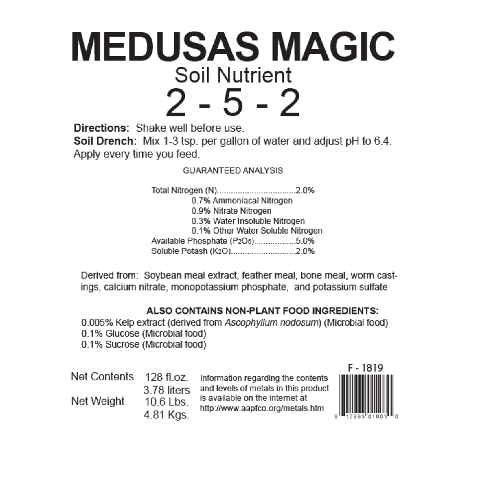 Nectar For The Gods Nectar For The Gods Medusa's Magic Quart