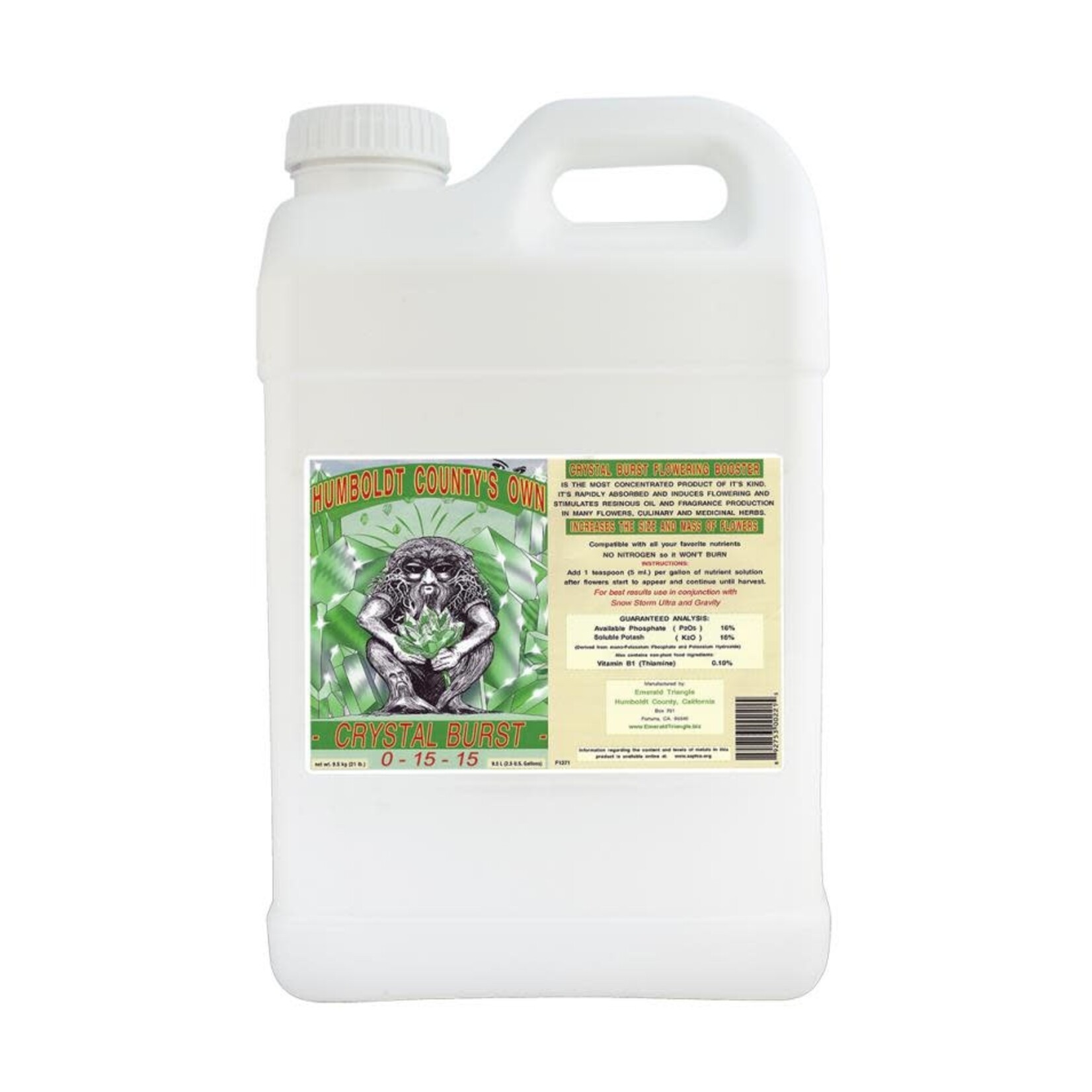 Emerald Triangle Emerald Triangle Crystal Burst 2.5 Gallon