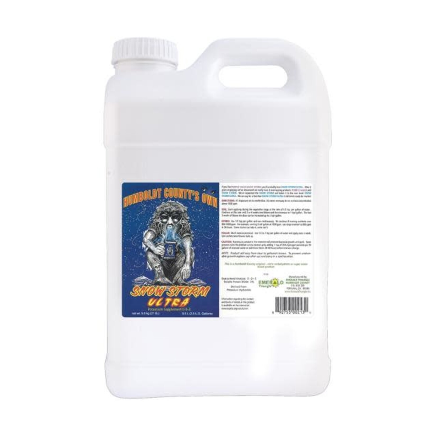 Emerald Triangle Snow Storm Ultra, 2.5 gal