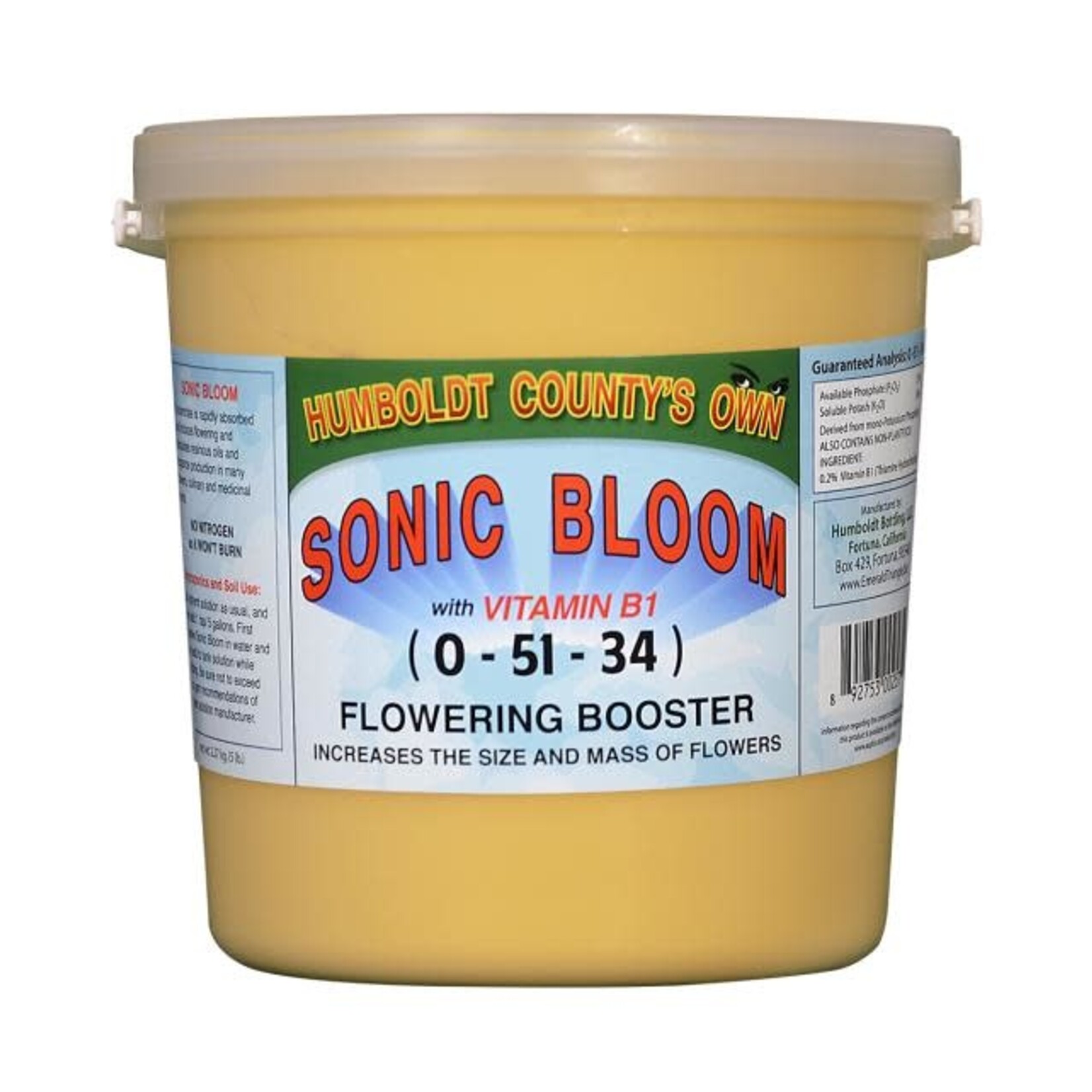 Emerald Triangle Sonic Bloom, 5 lbs