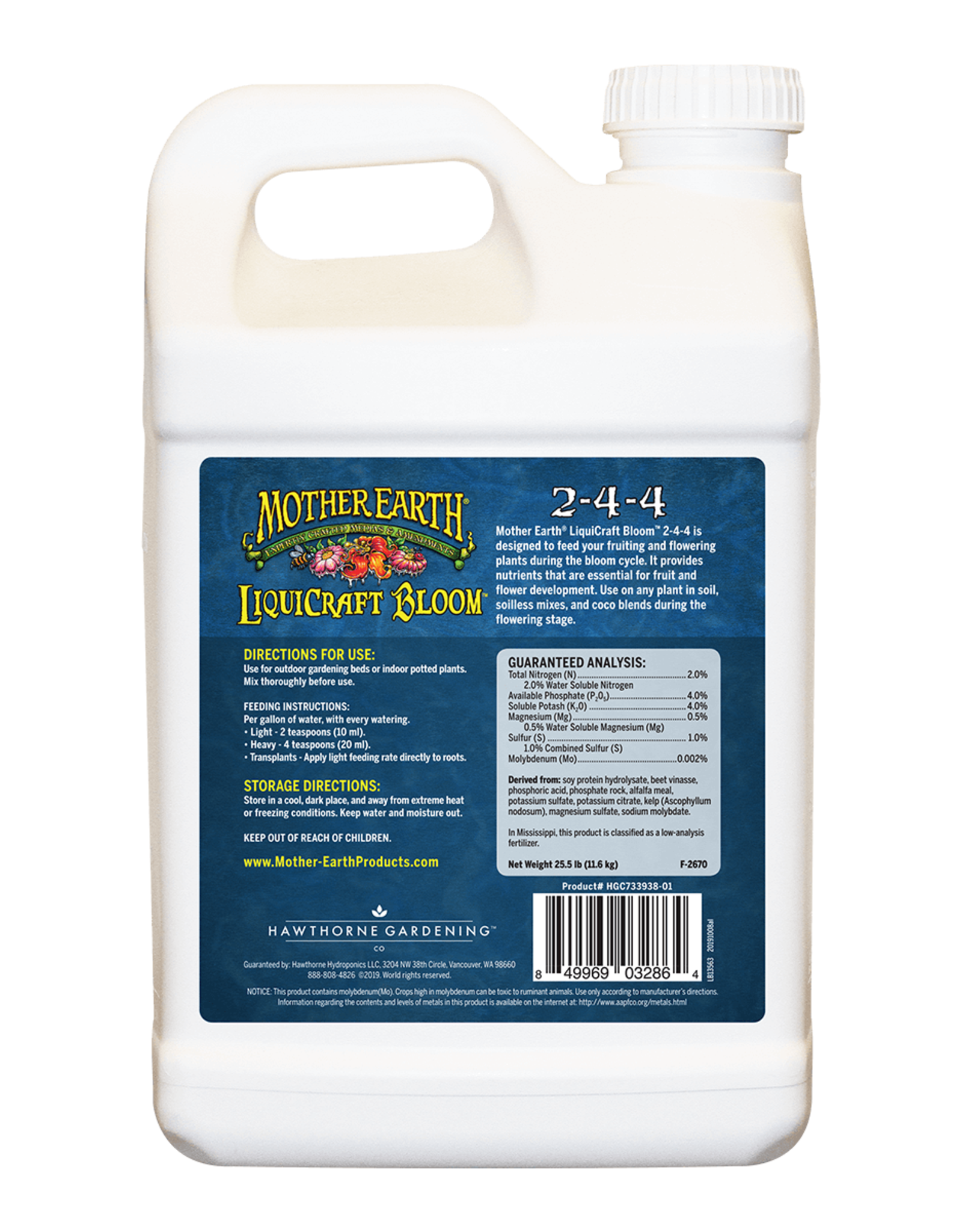 Mother Earth Mother Earth Liquicraft Bloom Gallon