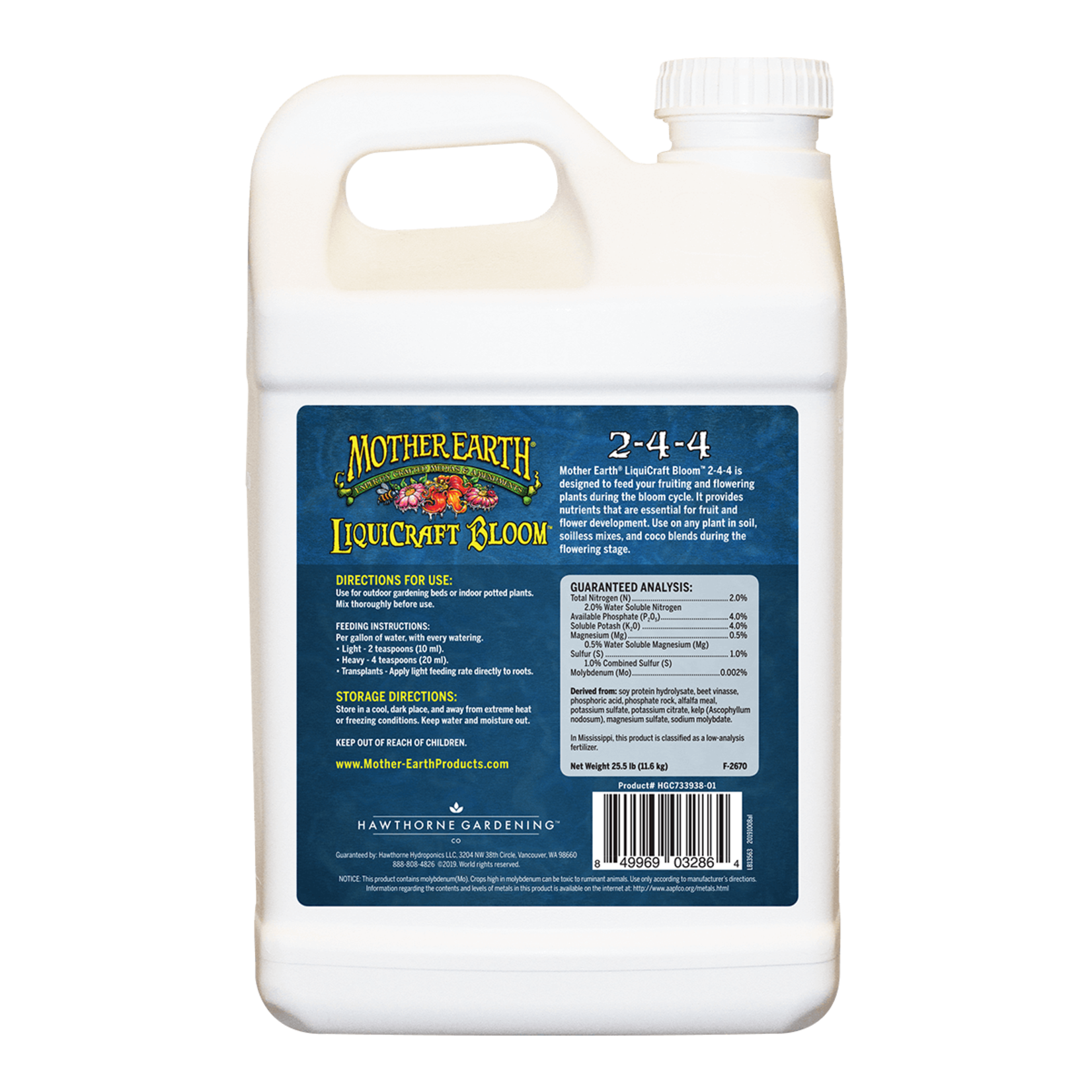 Mother Earth Mother Earth Liquicraft Bloom Gallon