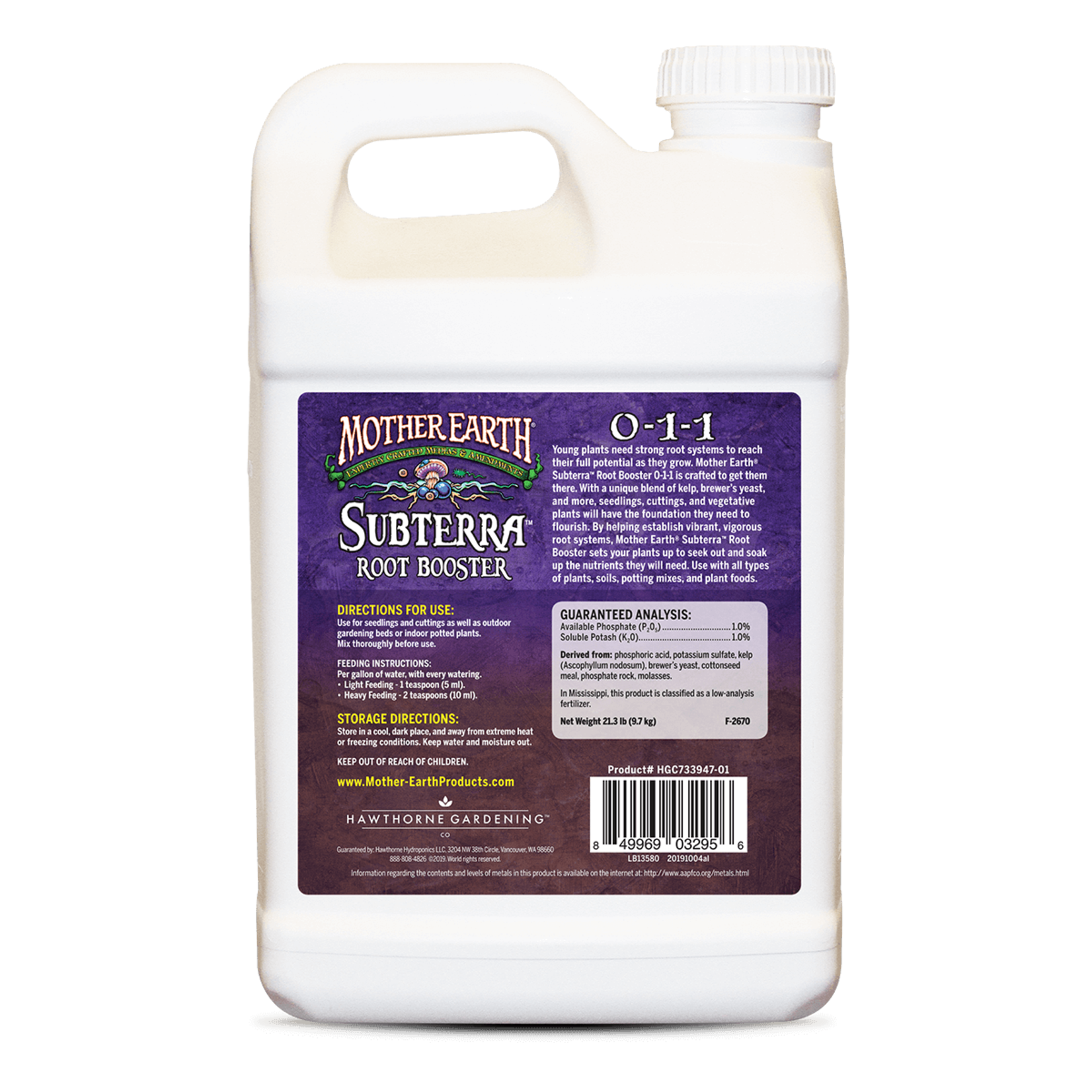 Mother Earth Mother Earth Subterra Root Booster Pint