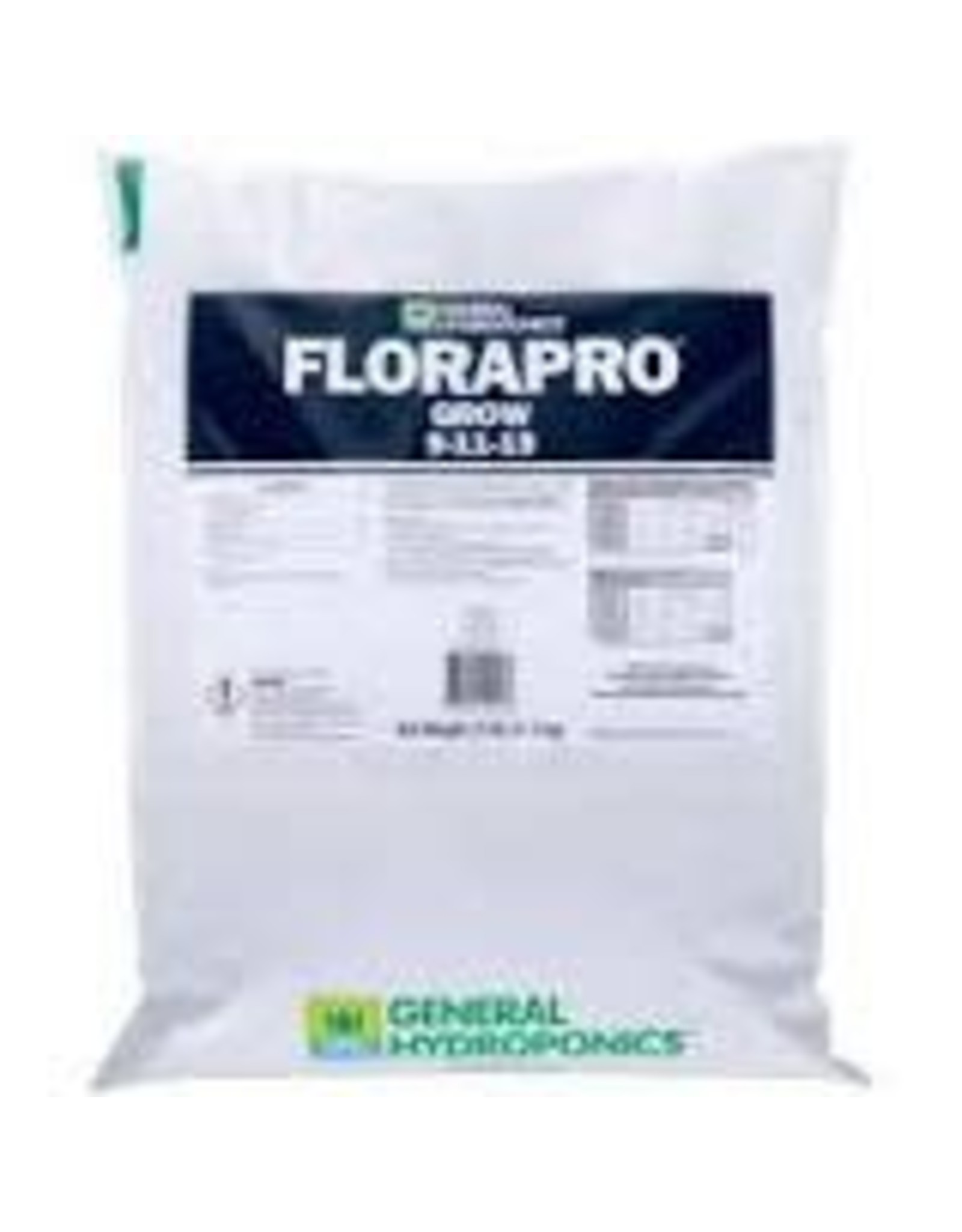 General Hydroponics FloraPro Grow Soluble 25 lb bag