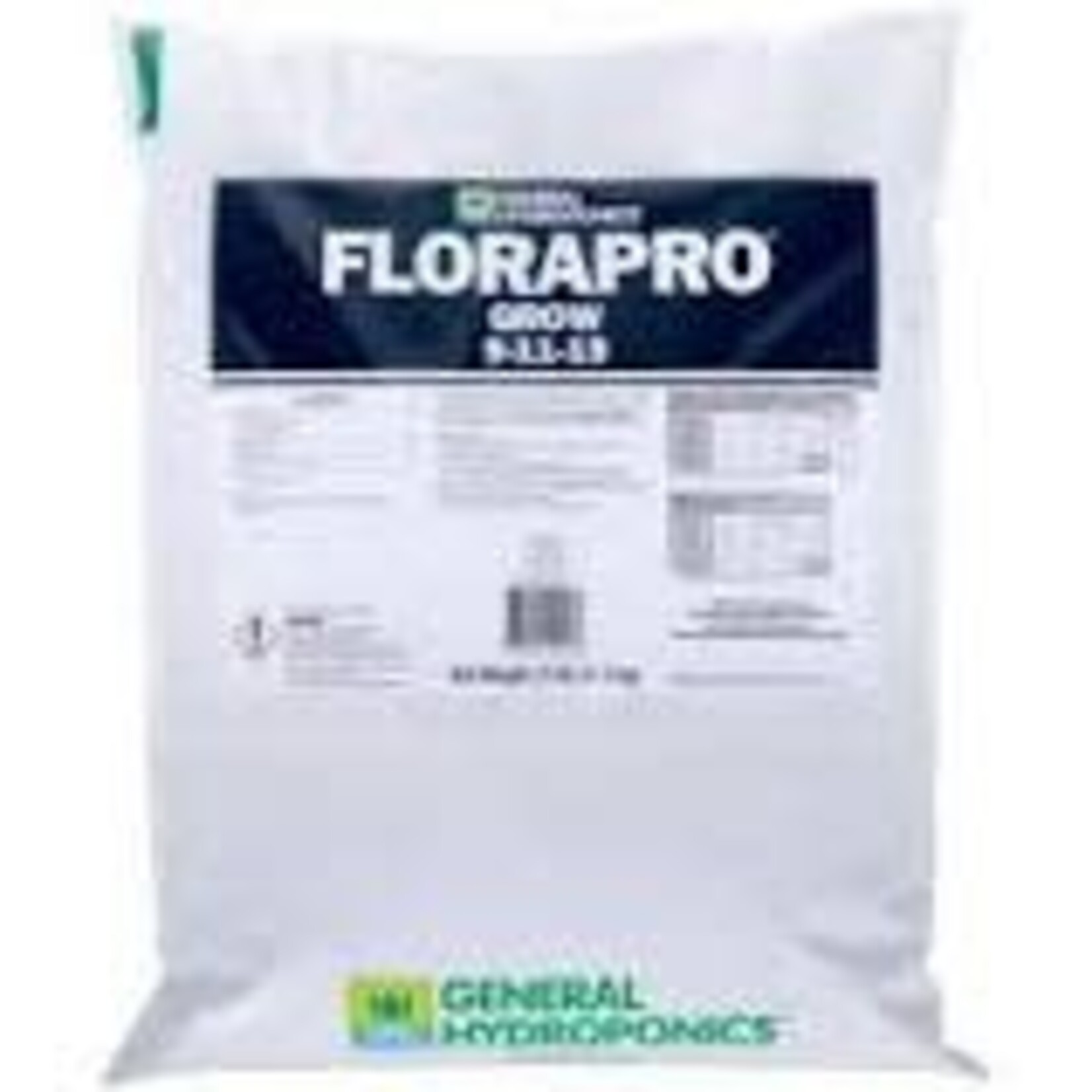 General Hydroponics FloraPro Grow Soluble 25 lb bag
