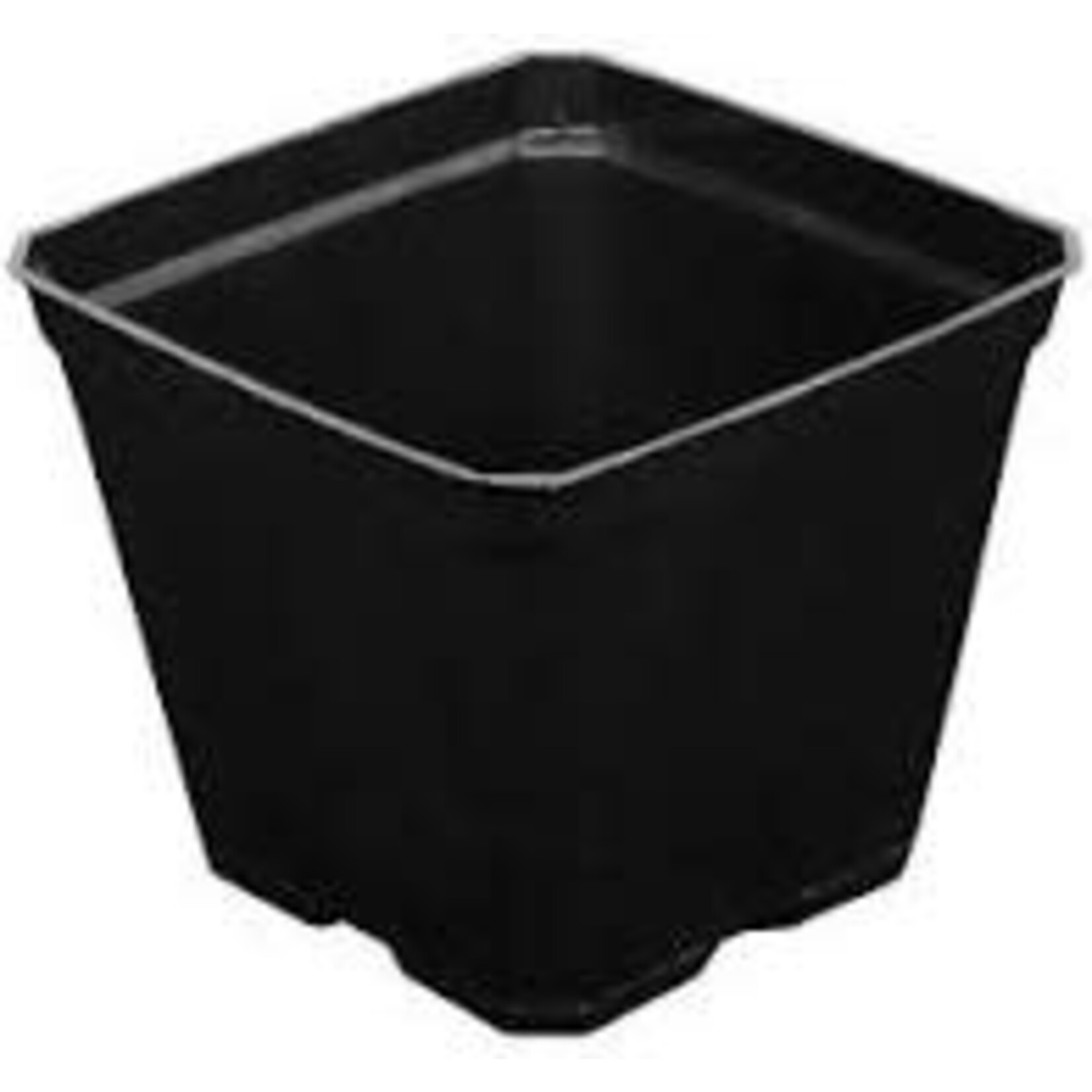 Gro Pro Black Plastic Pot 3.5 in x 3.5 in x 3 in