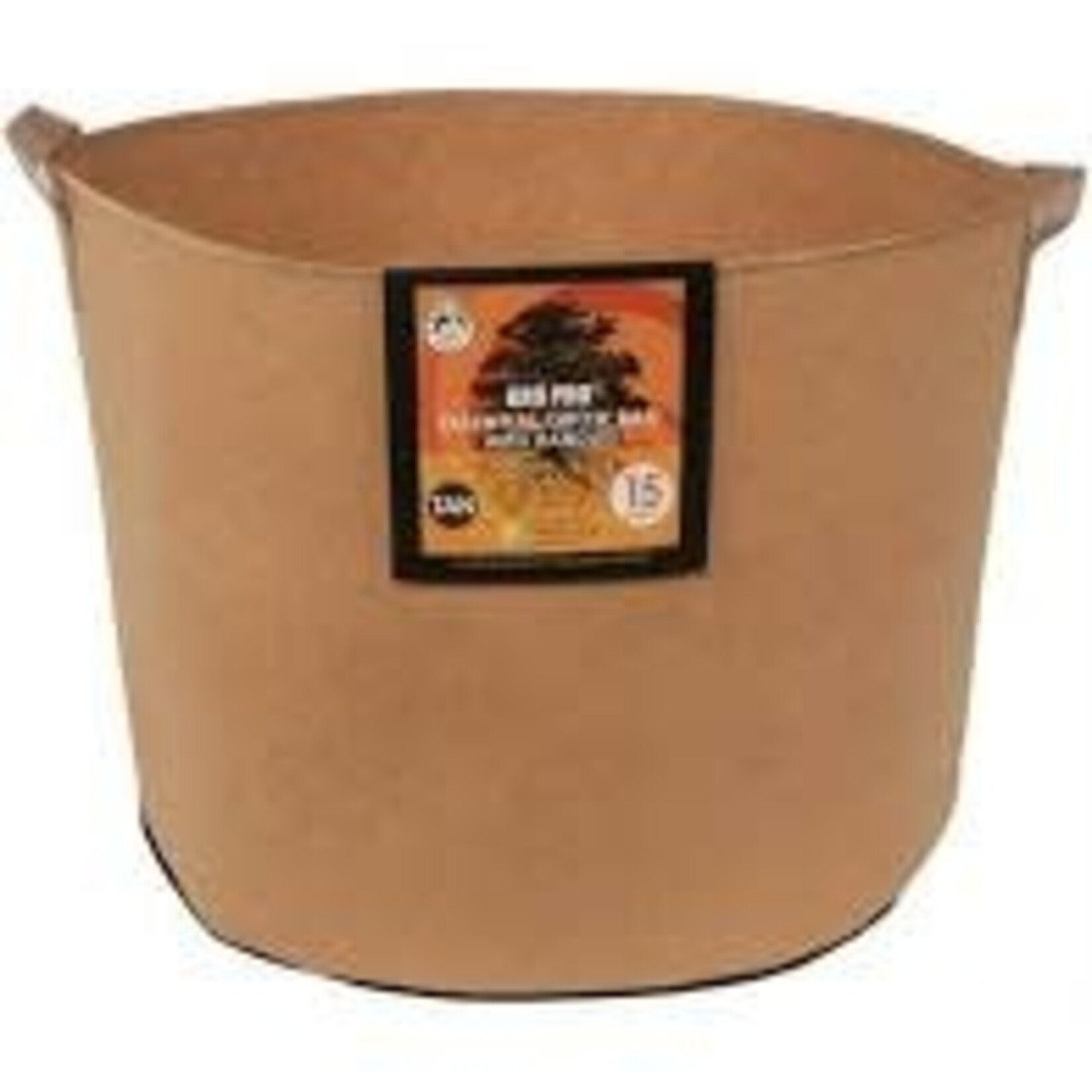 Gro Pro Gro Pro Essential Round Fabric Pot w/ Handles 15 Gallon - Tan