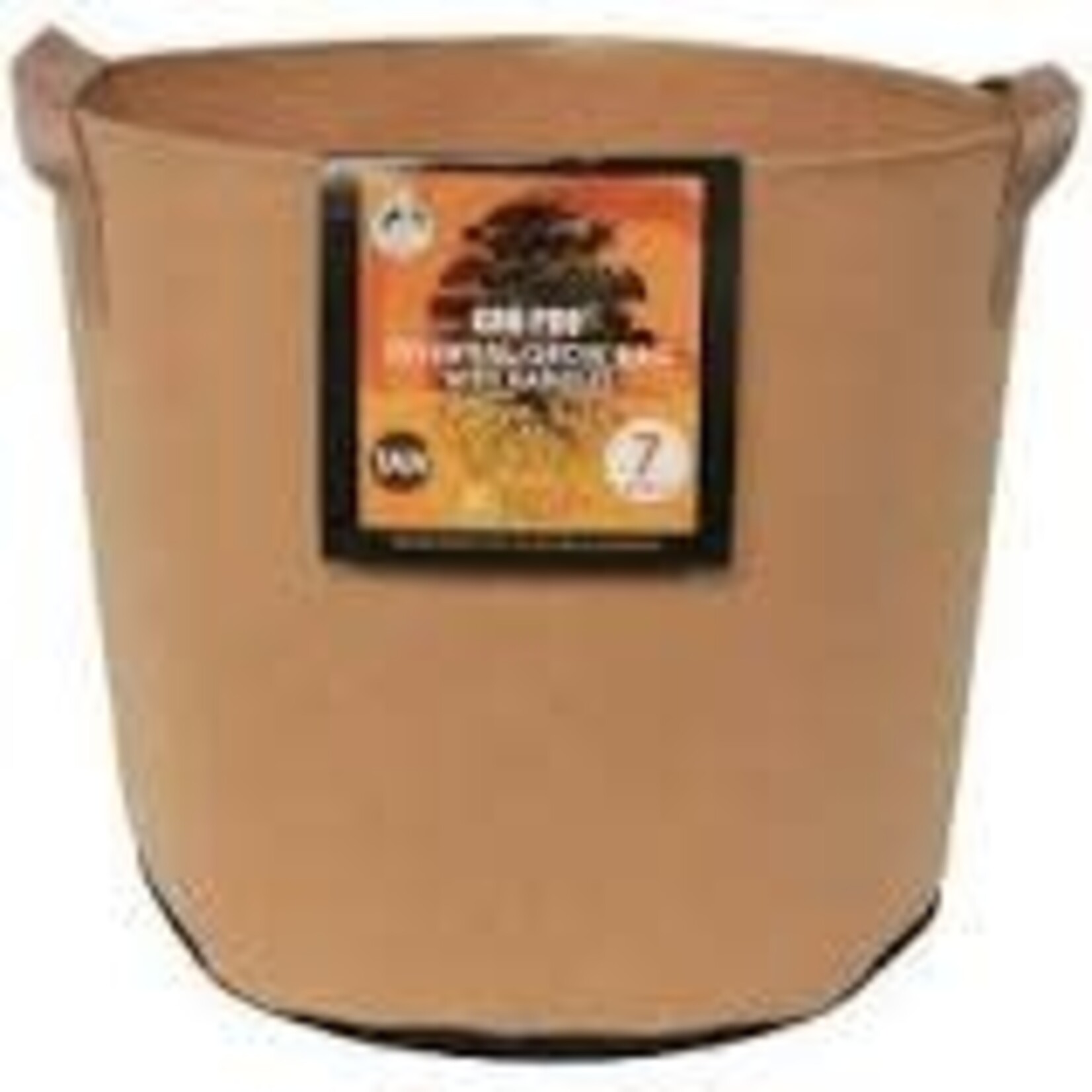Gro Pro Gro Pro Essential Round Fabric Pot w/ Handles 7 Gallon - Tan