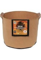 Gro Pro Gro Pro Essential Round Fabric Pot w/ Handles 5 Gallon - Tan