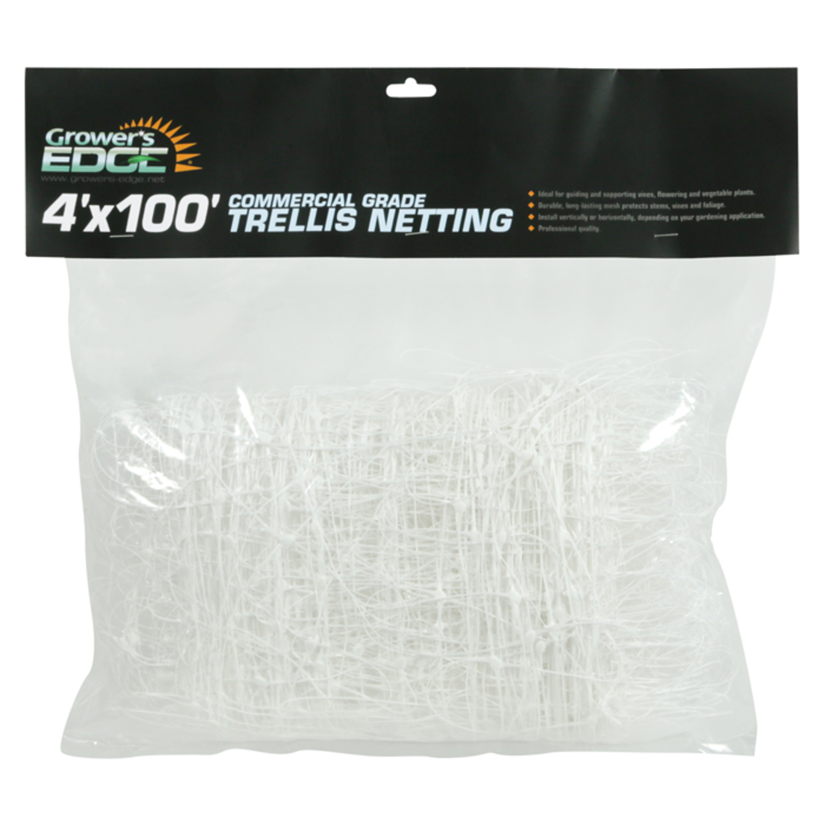 Growers Edge Grower's Edge Commercial Grade Trellis Netting 4 ft x 100 ft