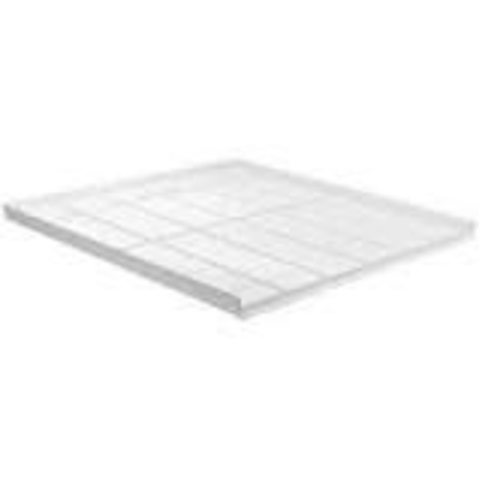 Botanicare Botanicare® CT Drain Tray 4 ft x 4 ft - White ABS