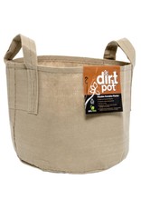 Dirt Pot Dirt Pot Flexible Portable Planter, Tan, 100 gal, with handles