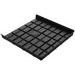 Botanicare Botanicare 4'Wx4'L Black ABS End Tray