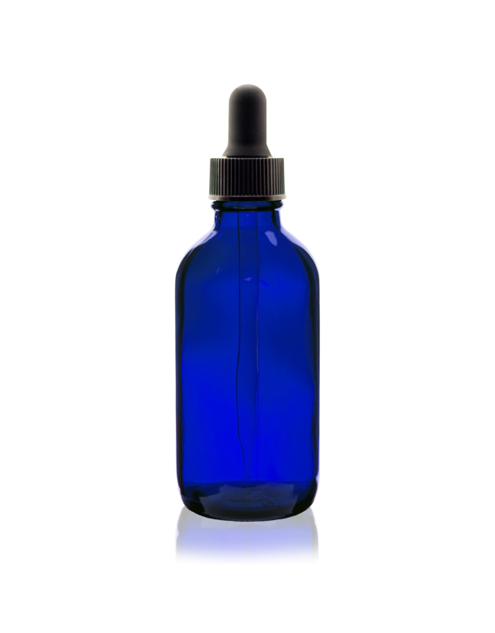 Uline Glass Dropper Bottle - One, 4 oz, Blue