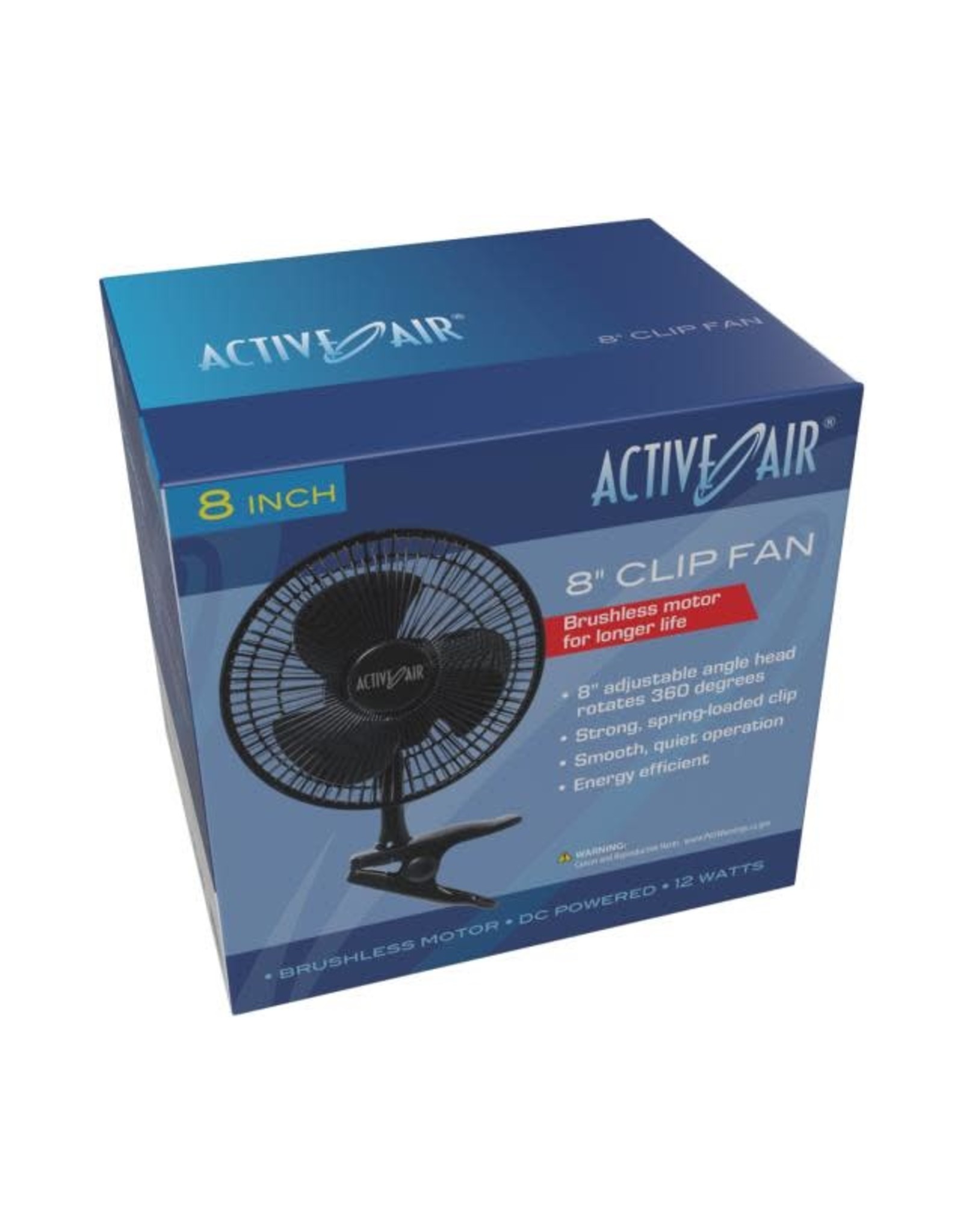 Active Air Active Air 8" Clip Fan, 10W