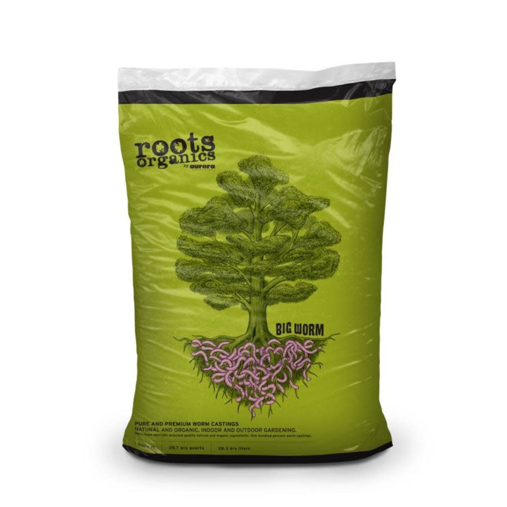 Roots Organics Roots Organics Big Worm Worm Castings, 1 cu ft