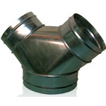 Hydrofarm Y Connector 6" x 6" x 6" vent Pipe