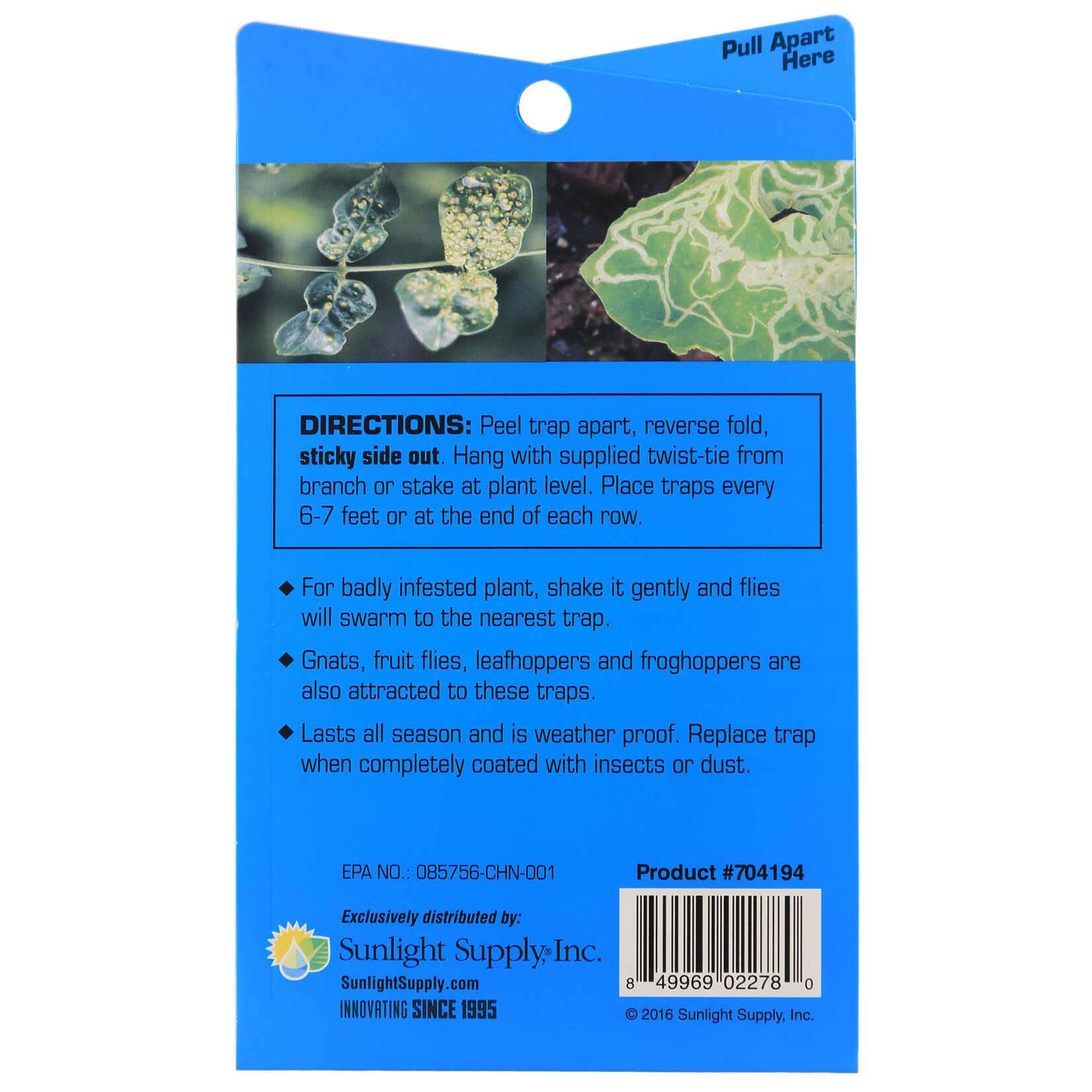 Growers Edge Growers Edge Blue sticky Traps for Thrips and Leaf Miners, 5 Pack