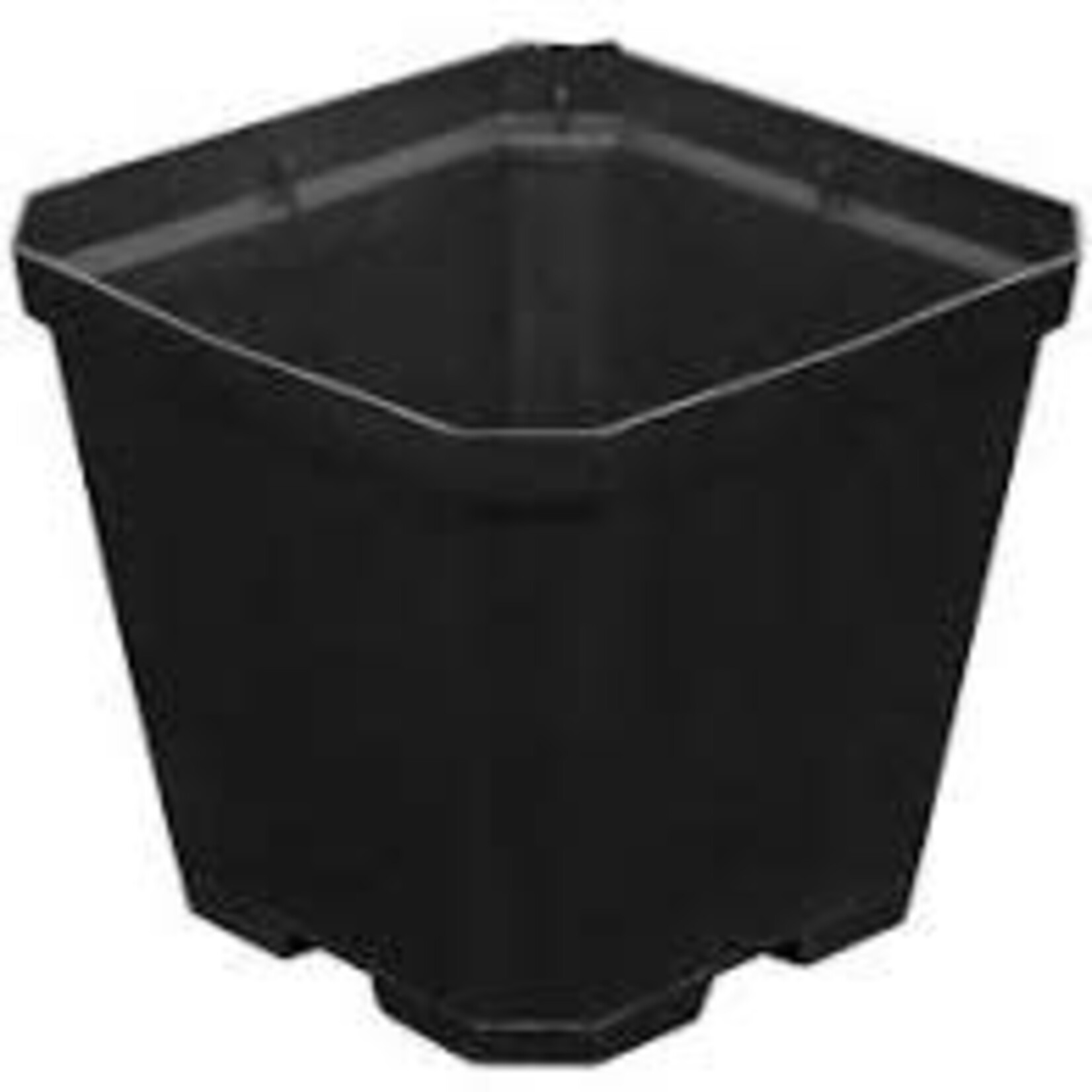 Gro Pro Gro Pro Black Plastic Pot 4 in x 4 in x 3.5 in