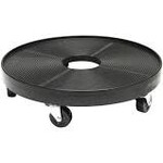 DeVault Plant Dolly Black 16 in Round