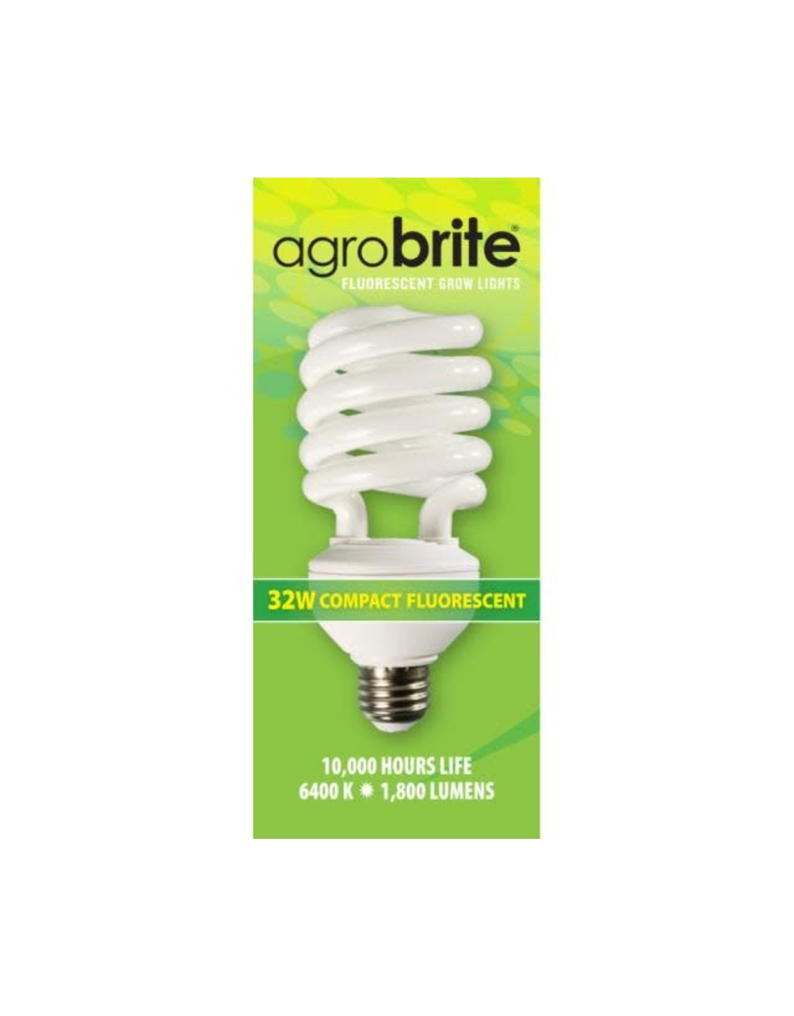 Agrosun Agrobrite Compact Fluorescent Lamp, 32W (160W equivalent), 6400K