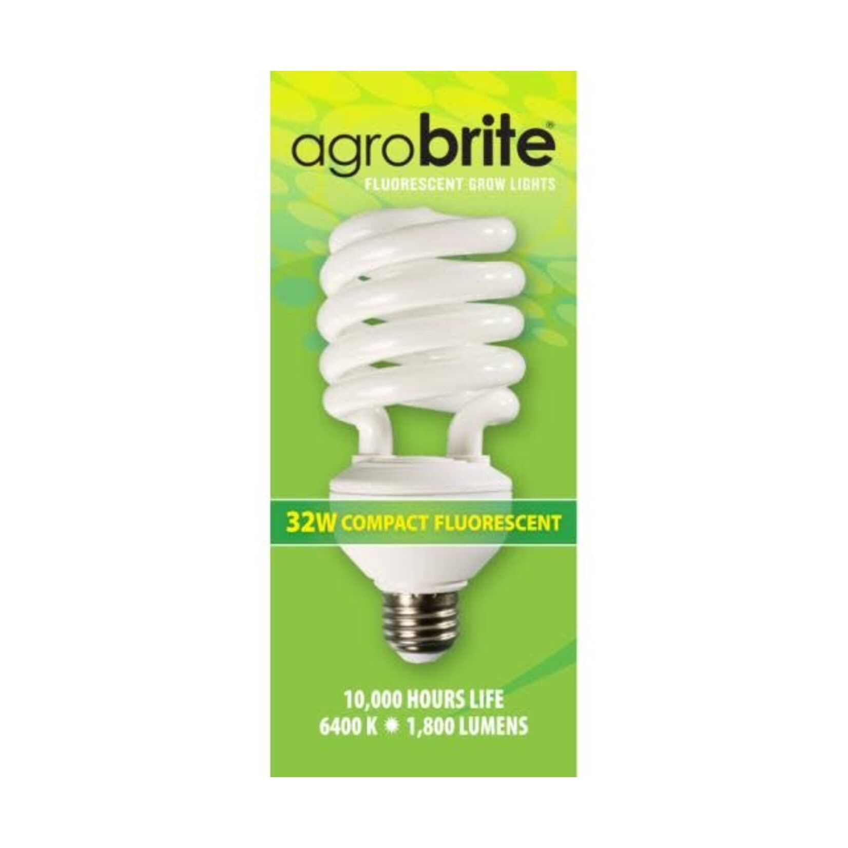 Agrosun Agrobrite Compact Fluorescent Lamp, 32W (160W equivalent), 6400K