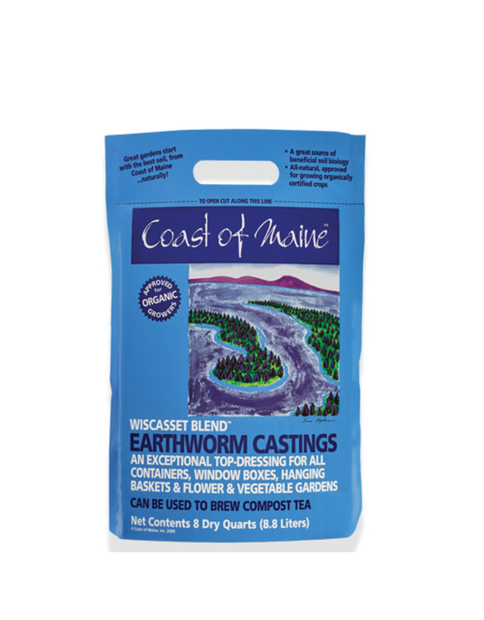 Coast of Maine Coast of Maine Wiscasset Blend Earthworm Castings 8qt