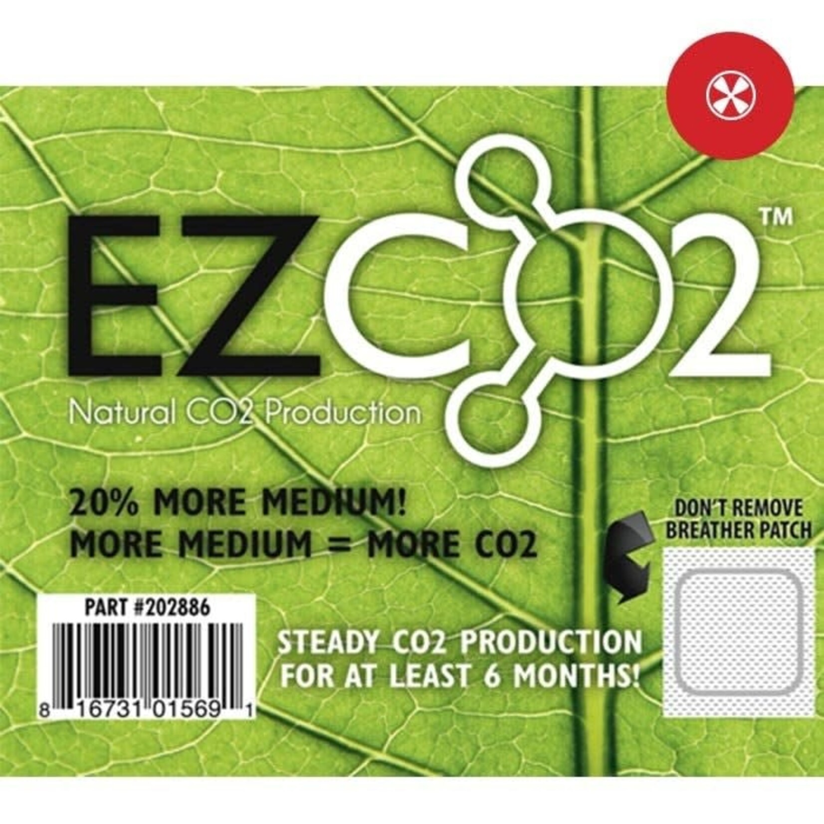DL Wholesale EZ Co2 XL Delay Activated Co2 Producing Mushroom Bag