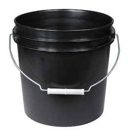 DL Wholesale 5 Gallon Black Bucket w/ Handle