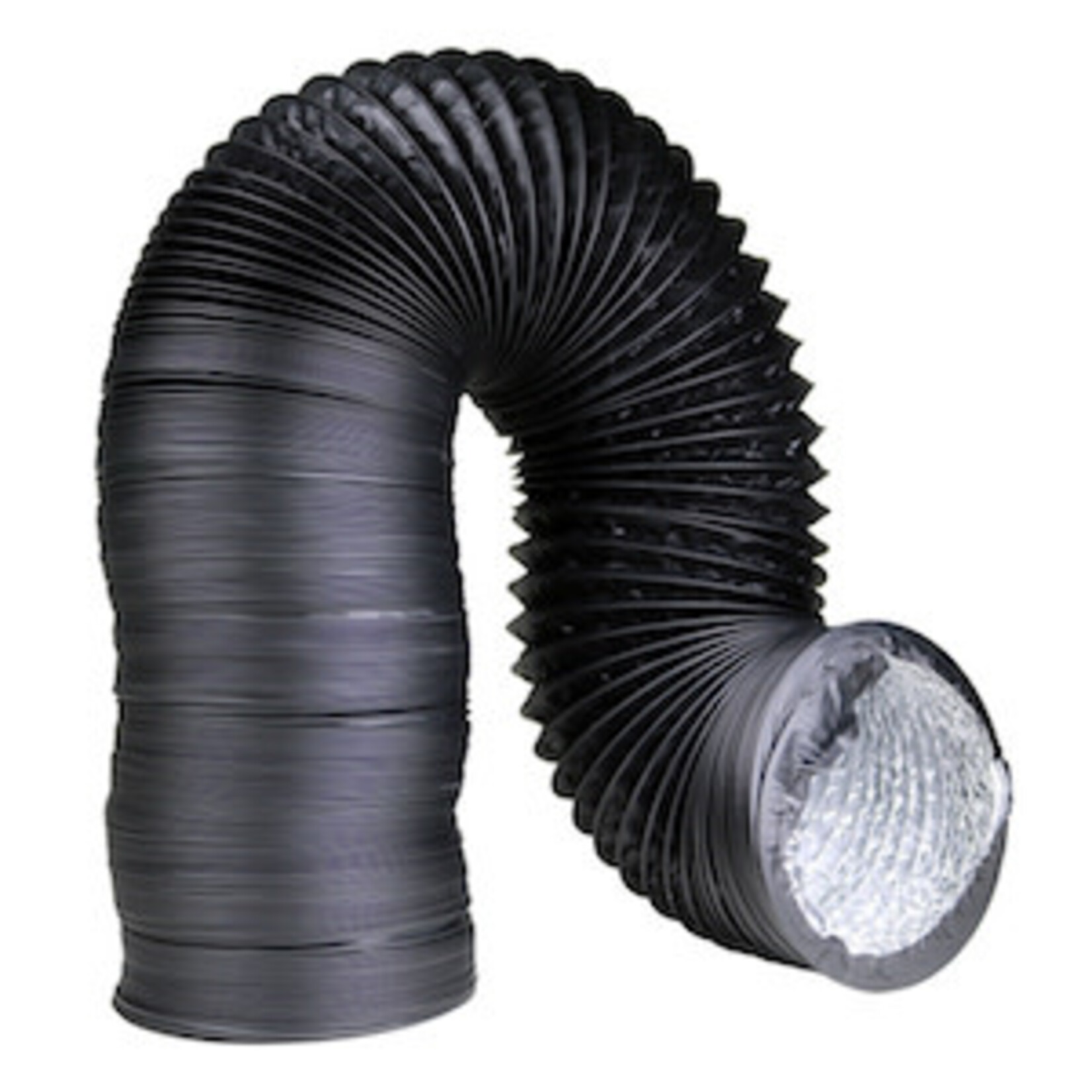 DL Wholesale 4'' Light Proof Black Ducting