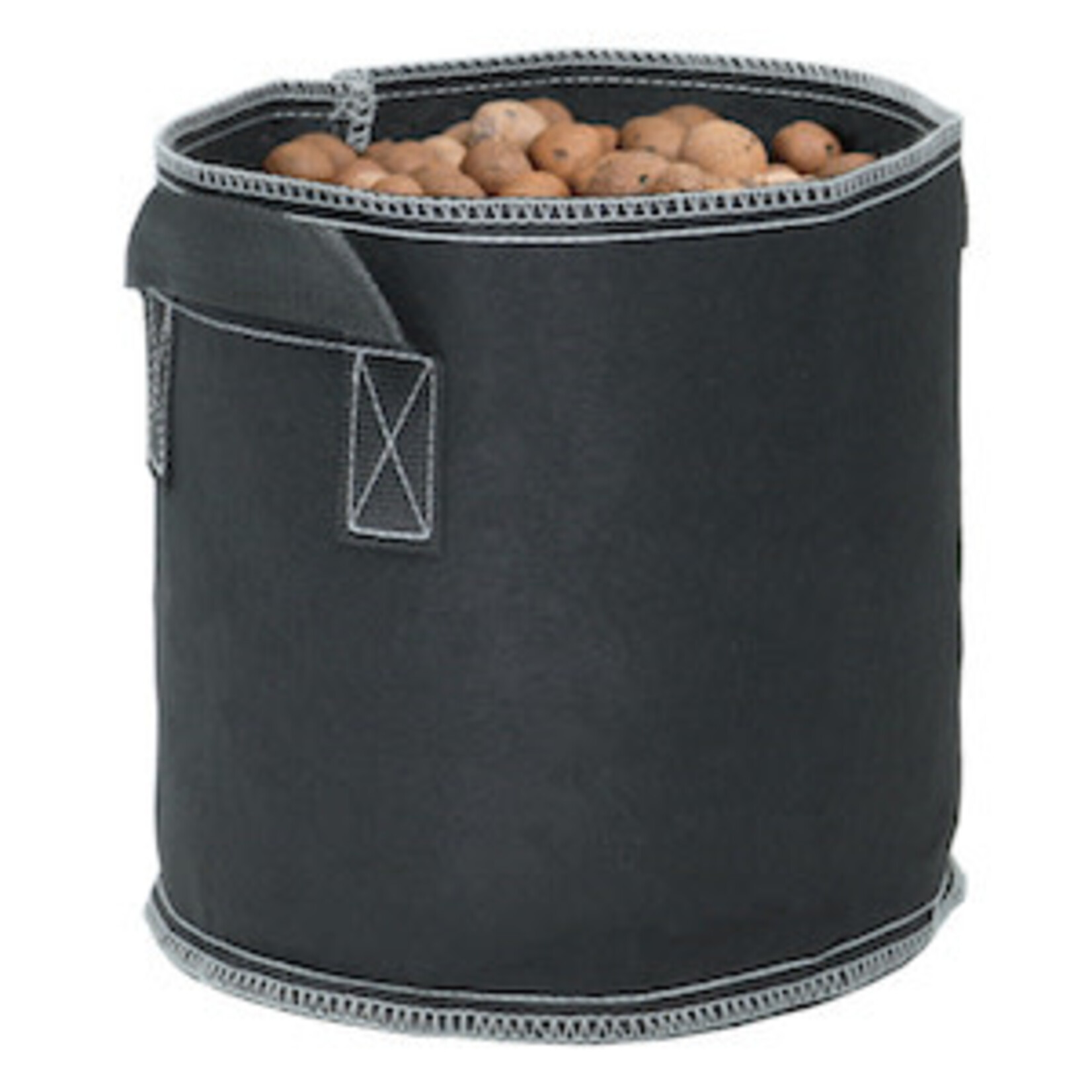 Grow1 2 Gal. Black Grow1 Fabric Pot (With Handles)
