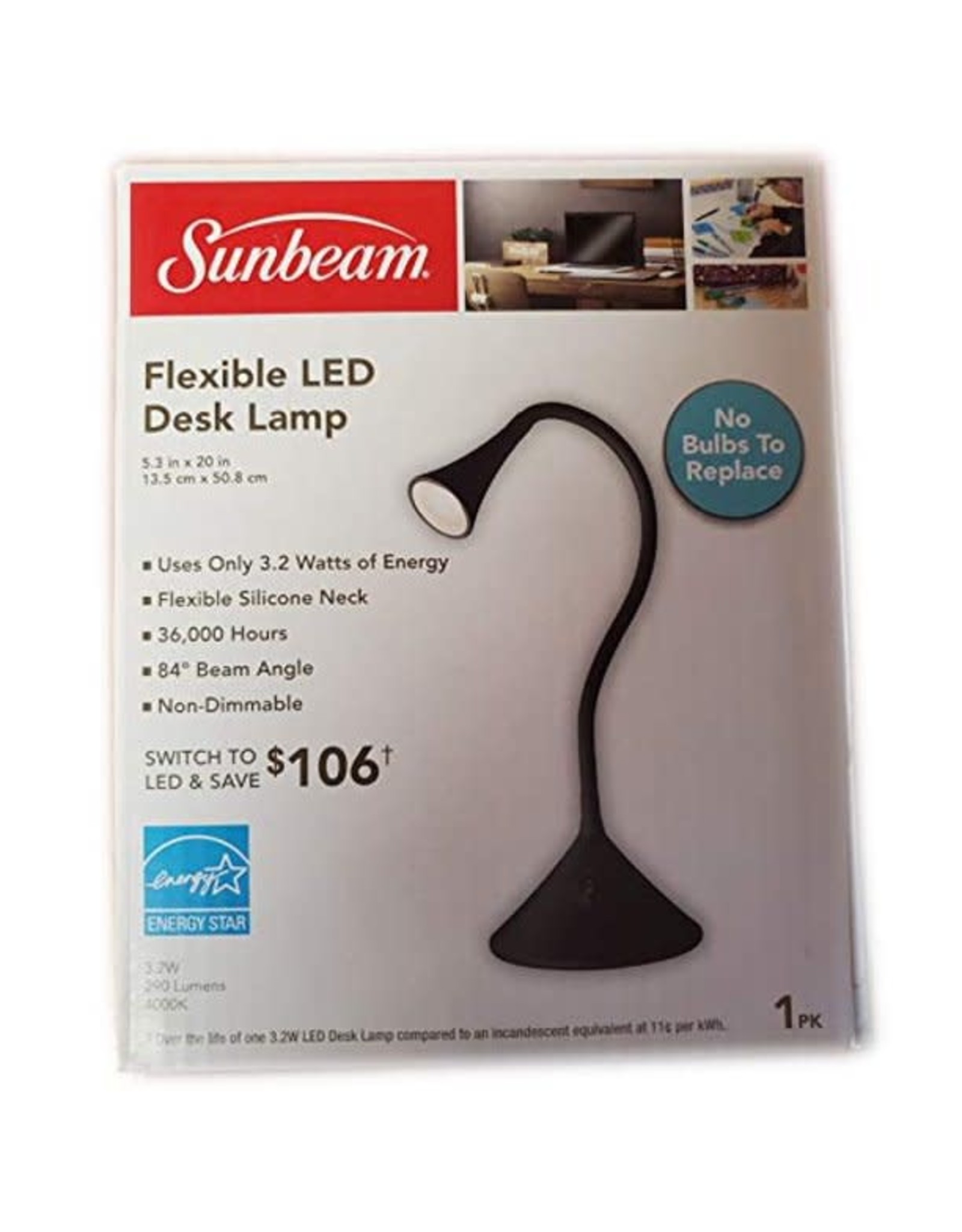 Sunbeam Sunbeam Flexible LED Desk Lamp