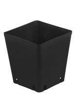 Gro Pro Gro Pro Black Plastic Square Pot 5 x 5 x 7 in