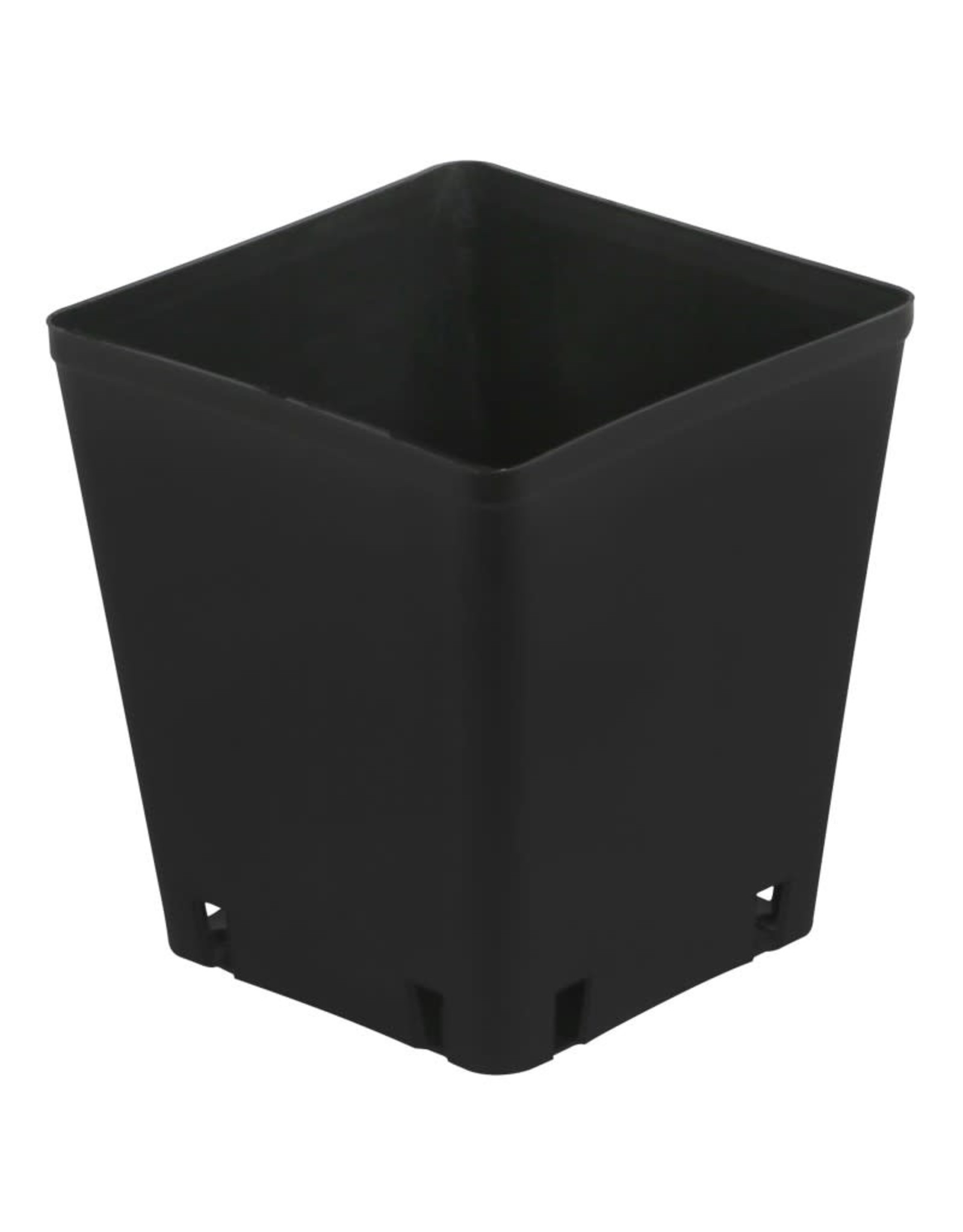 Gro Pro Gro Pro Black Plastic Square Pot 5 x 5 x 7 in