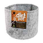 Dirt Pot Dirt Pot Flexible Portable Planter, Grey, 3 gallon, no handles