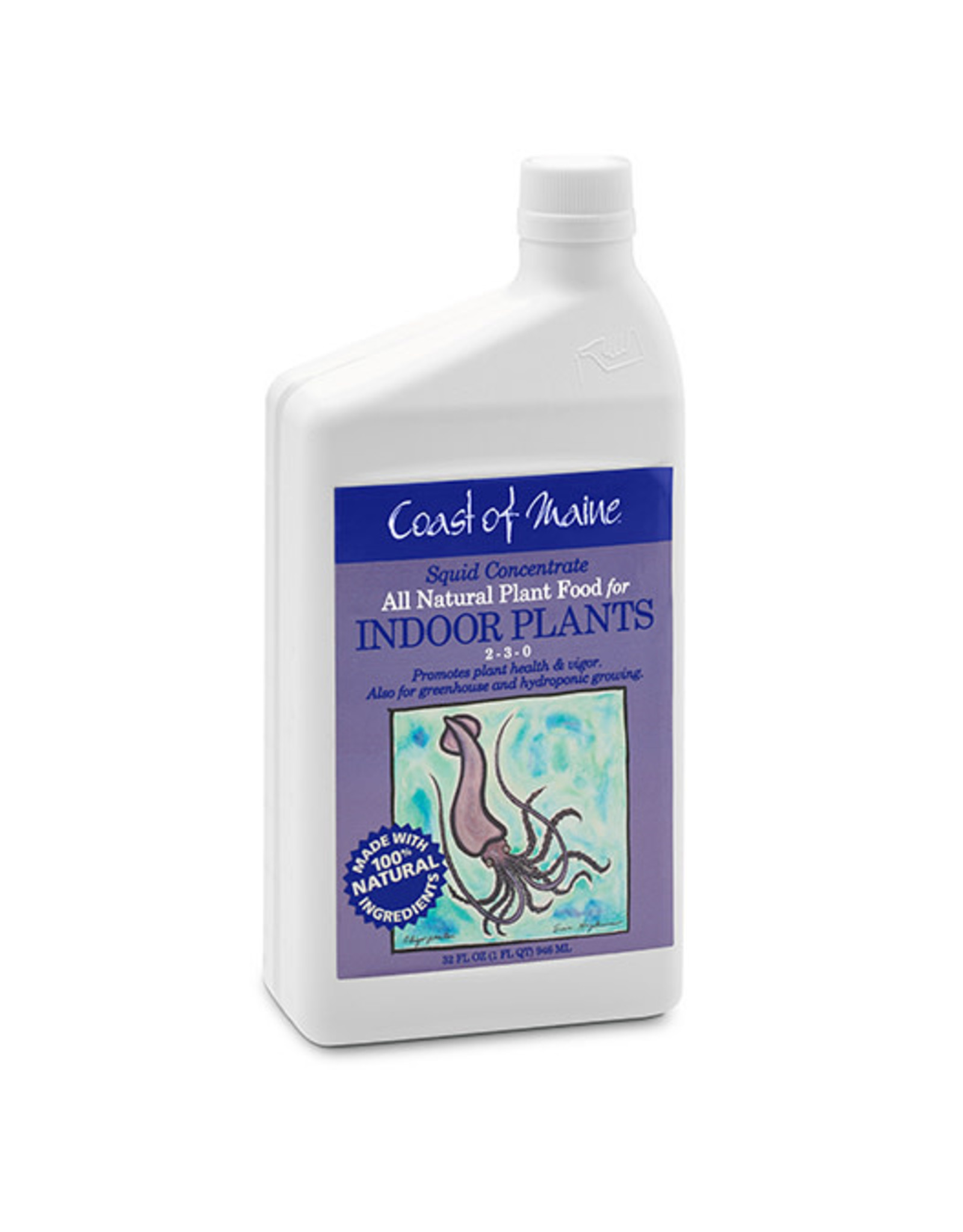 Coast of Maine Coast of Maine Liquid Squid Fertilizer for Indoor Plants 1qt