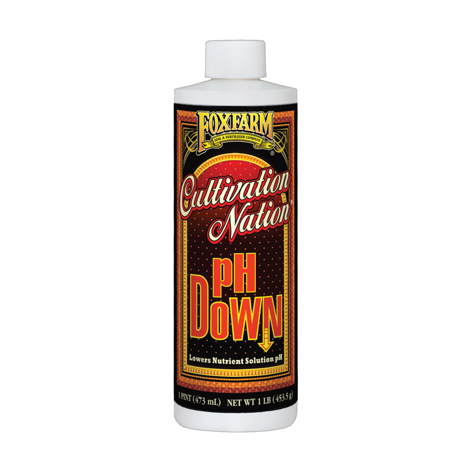 FoxFarm FoxFarm Cultivation Nation pH DOWN, 1 pint