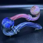 Smokerz Glass SMKZ           6" Frit Sherlock Pipe              R117